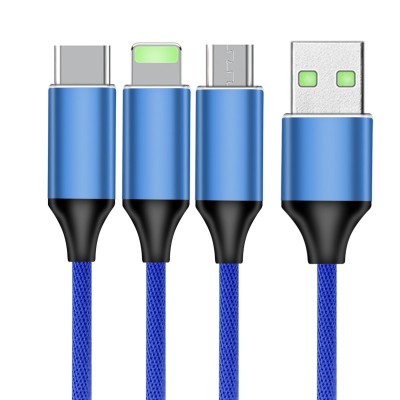 一拖三數據線編織系列