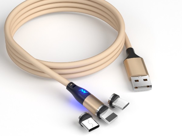 硅膠材質的磁吸數據線優點