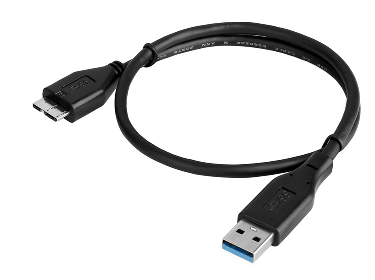 移動(dòng)硬盤USB 3.0 Micro USB數(shù)據(jù)線，數(shù)據(jù)傳輸5Gbps